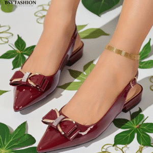 Heel : 1 inch box heel